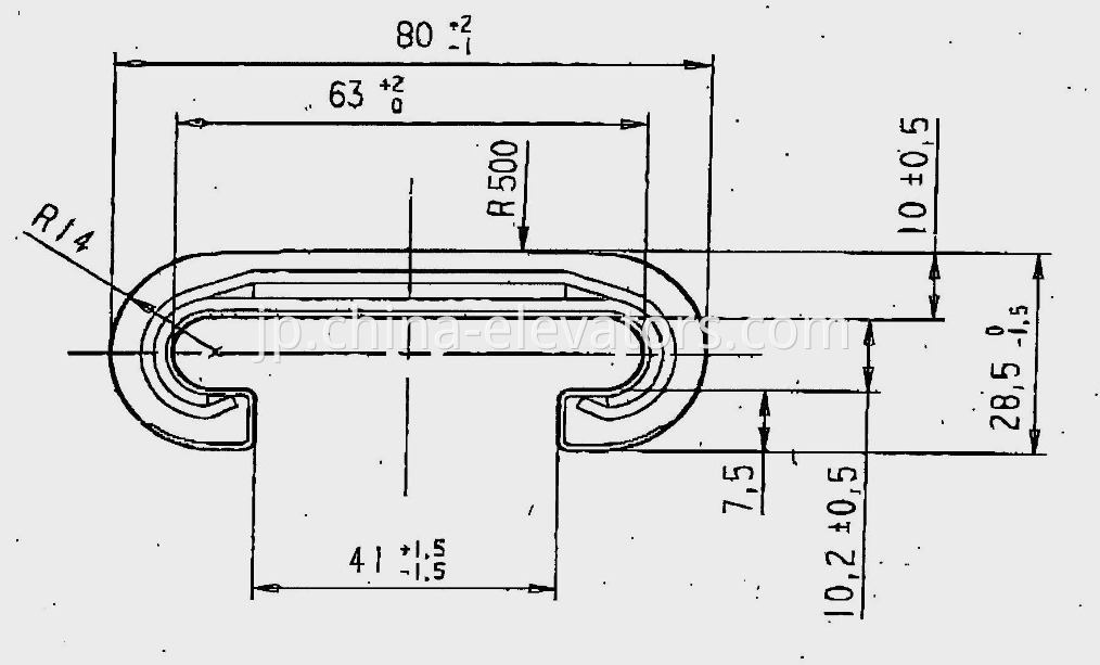 Rubber Handrail for Mitsubishi Escalators